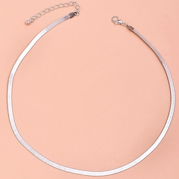 🔴𝟭𝟬/$𝟮𝟱🔴Herringbone Chain Necklace NEW - Picture 11 of 15